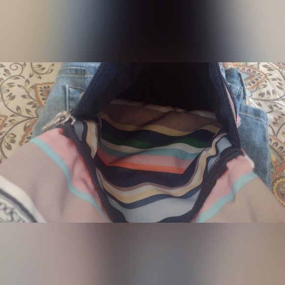 LeSportsac 3-Zip Crossbody Striped - Picture 7 of 7